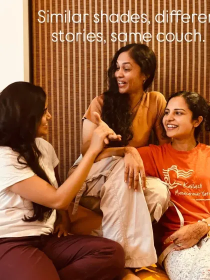 Similar shades, different stories, same couch. The bonds we form here go deep, turning into late-night conversations and shared laughter.