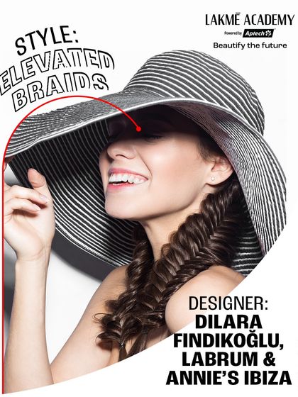 Trendspotting at London Fashion Week: Elevated Braids, seen in the shows of Dilara Findikoglu and others. Learn to master intricate braiding techniques with me.