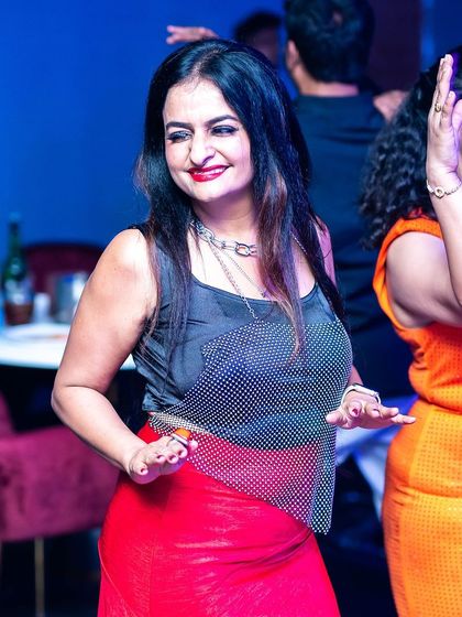 A guest enjoying the music at Catch Up HSR layout. Seeing people smile and dance freely is the reason I do what I do.