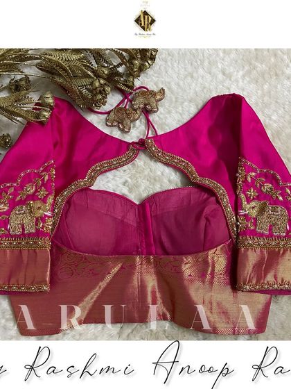 Arulaa by Rashmi Anoop Rao - Custom Bridal & Occasion Wear for Women Bridal Blouse Masterpieces photo 6