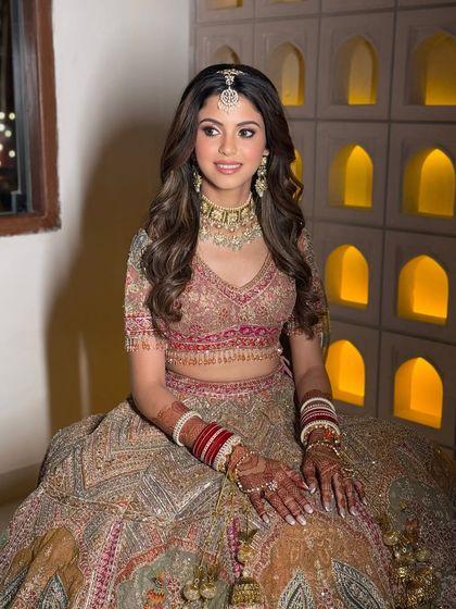 A happy, smiling shot that shows how the makeup looks natural and not overdone. The goal is always to look like the best version of yourself.