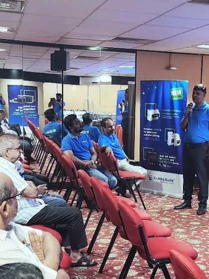 An interactive session at the Coimbatore Power Summit 2025. These events help us understand customer needs and refine our smart energy management solutions.