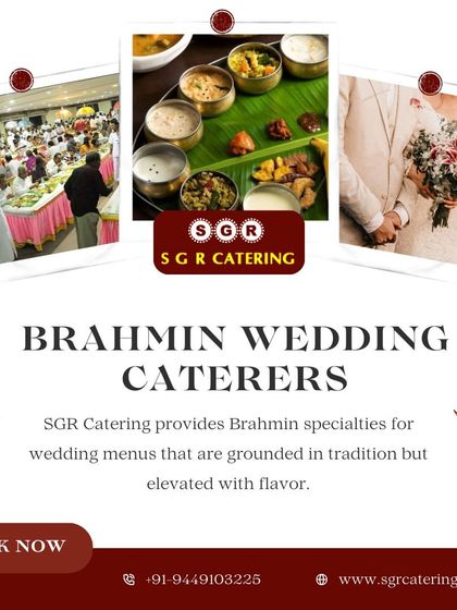 We provide Brahmin specialties for wedding menus that are grounded in tradition but elevated with flavor. This collage shows our ability to cater for both the traditional ceremony and the modern reception.