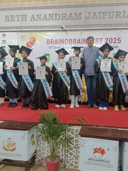 Our graduates lined up on stage, ready to take on the world. They have learned not just subjects, but the art of thinking, problem-solving, and believing in themselves.