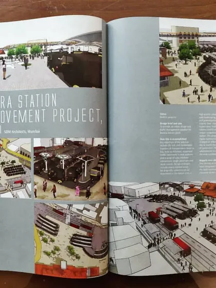 Our Bandra Station Improvement Project featured in a prestigious architectural design magazine. Such publications allow us to share our technical drawings and design narrative with peers in the professional community.