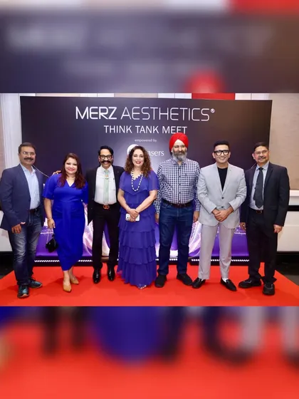 With the organizing team and fellow doctors at the Merz Think Tank Meet. A big thank you for making the evening so meaningful.