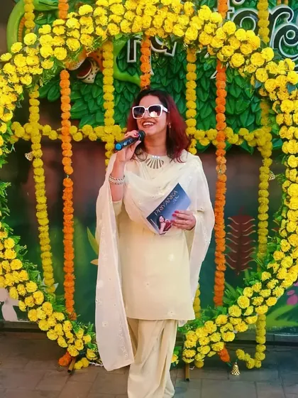 Hosting a Haldi ceremony is all about embracing vibrant traditions and creating a joyful atmosphere. Dressed for the occasion, I love adding my energy to these beautiful pre-wedding rituals.