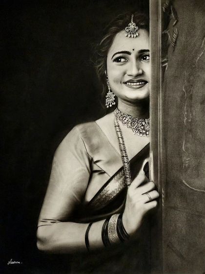 The final, highly detailed traditional portrait.