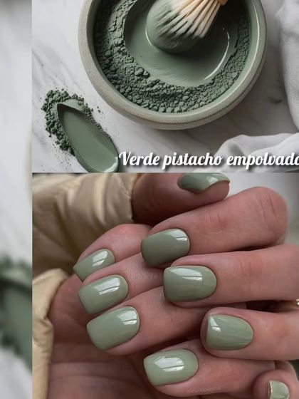 This "Verde pistacho" or pistachio green is such a unique and sophisticated color for your next set.