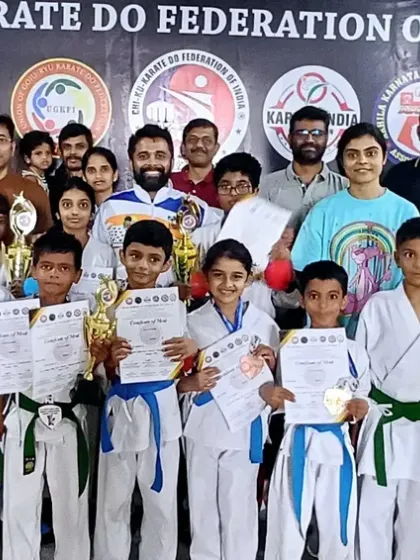 This is what hard work looks like. We are incredibly proud of Team Ippon's performance at the South India Karate Tournament, bringing home numerous medals. Our competition team is a testament to our effective training and strong community spirit.