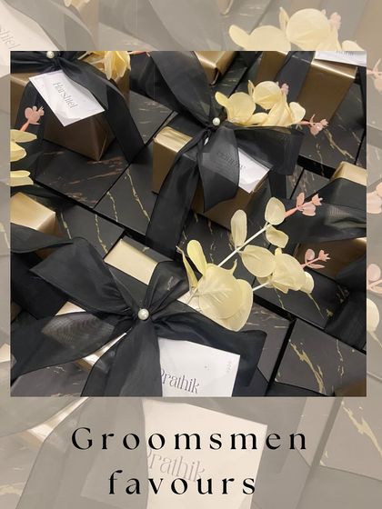 A summary image of our popular groomsmen favours, perfect for inviting your squad to the wedding.