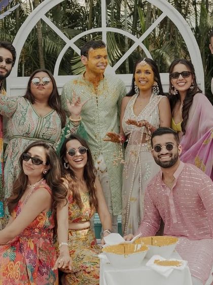 Vibrant Haldi & Mehendi Celebrations photo 54