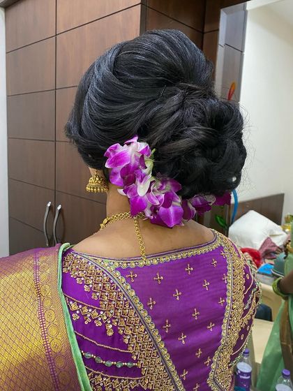 Shruthi - Bridal & Event Hairstyling Elegant Bridal Buns & Updos photo 27