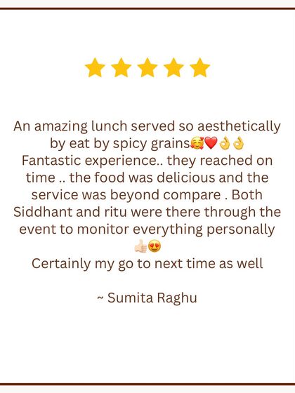 "Both Sidhant and Ritu were there through the event to monitor everything personally." Our hands-on approach is a core part of our promise to deliver a fantastic, stress-free experience.