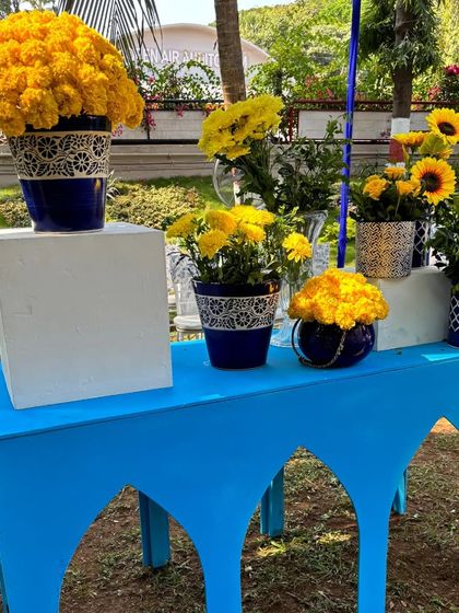 Vibrant Haldi & Mehendi Functions photo 56