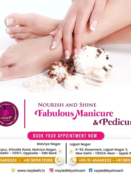 This is the result of complete care. My services are designed to make you feel nourished and polished from your hands to your feet, giving you that 'fabulous' feeling of total rejuvenation.