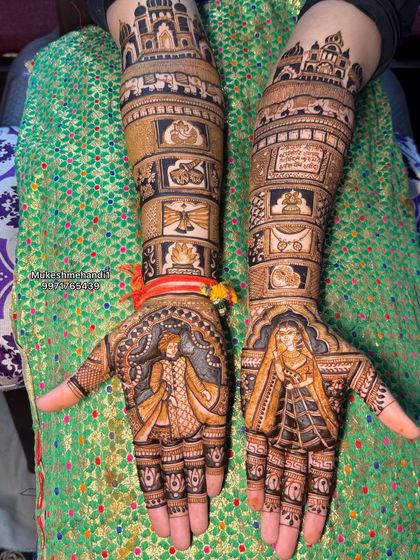 Mukesh Mehandi Art - Bridal Mehndi Aapki Shaadi Ki Kahani (Your Wedding Story) photo 44
