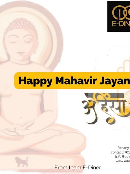 Wishing everyone a Happy Mahavir Jayanti from me and my team. May the day bring peace and happiness to all.