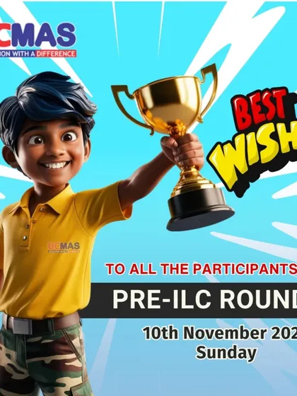 Best wishes to all participants for the Pre-ILC Round 2. This is your moment to shine and showcase the brilliant mental math skills you've been building.