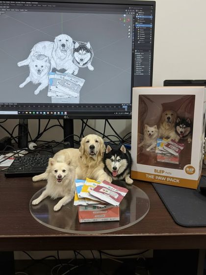 Why should hoomans have all the fun with AI trends? We had to get our Paw Pack in on the nano banana action.