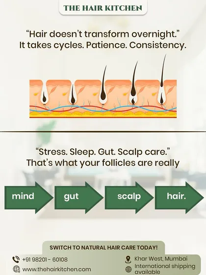 I see hair as a mirror to your overall health. Lasting transformation doesn't come from a bottle; it comes from a holistic approach that connects the mind, gut, scalp, and finally, the hair. This is the core philosophy I teach, helping you understand that consistency in care for your whole system is what truly feeds your follicles.