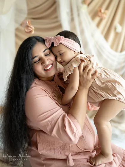 A sweet hug between mother and daughter. These are the moments that will be cherished for a lifetime.