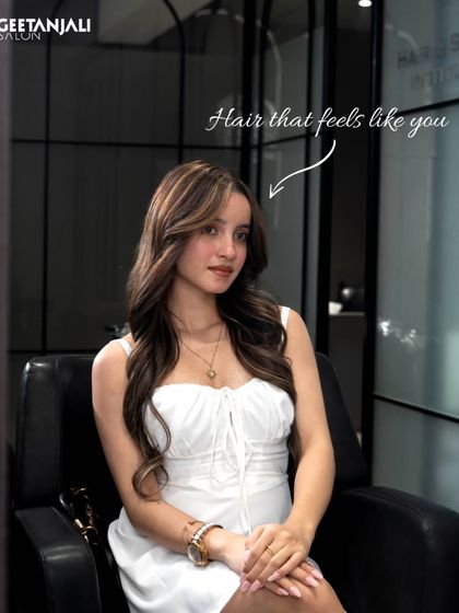 Hair that feels like you. This client looks effortlessly flawless after her appointment, showcasing a style that enhances her natural beauty.