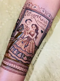 Custom Portrait & Storytelling Mehendi