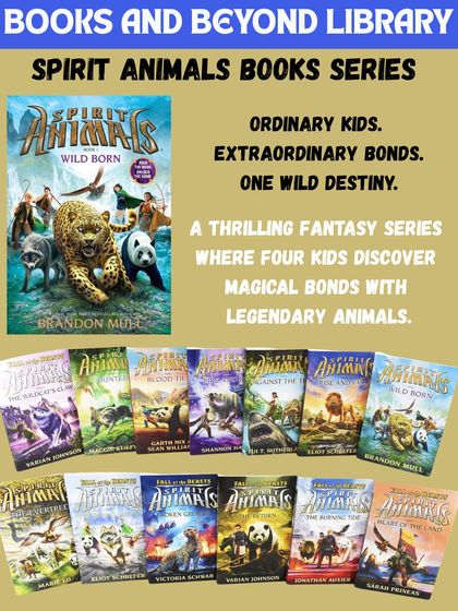Not all heroes walk on two legs. The "Spirit Animals" series is a thrilling fantasy adventure where four kids discover magical bonds with legendary animals to save their world. Perfect for young fans of magic and animal companions.