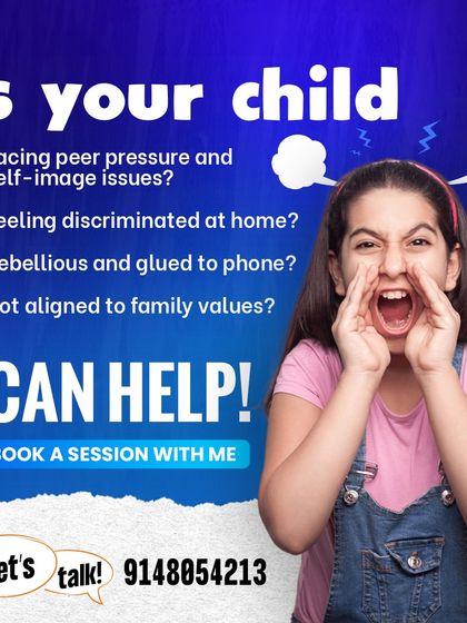 Is your child facing peer pressure, self-image issues, or feeling discriminated against at home? Is your teen rebellious and glued to their phone? I can help you navigate these challenges.