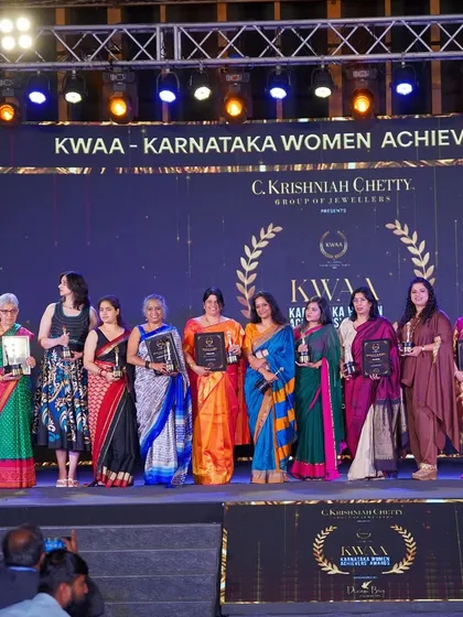 Another group photo from the KWAA stage. It was a privilege to share this moment with so many accomplished women from various fields.