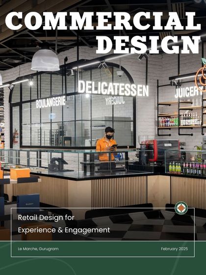 Our work on Le Marche was featured in Commercial Design magazine, recognizing us as one of the top retail designers in India. The feature highlights our ability to use spatial design as a powerful tool to shape brand identity and build lasting consumer engagement.