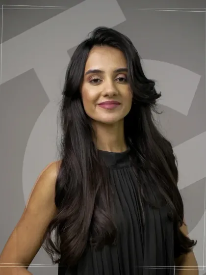 Long, flowing layers with a gentle wave give this style a timeless elegance. Created as part of a demonstration at our academy, this look emphasizes healthy, shiny hair with just the right amount of volume and movement.