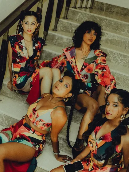 Our talented team in Bangalore created stunning hair and makeup for this amazing show with Bobo Calcutta for The Vixens Crew.