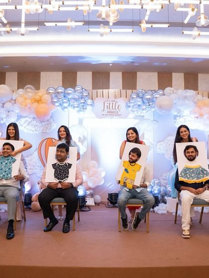 Another fun game where guests have to guess which baby outfit belongs to which person. It’s a great way to get everyone laughing and sharing stories.