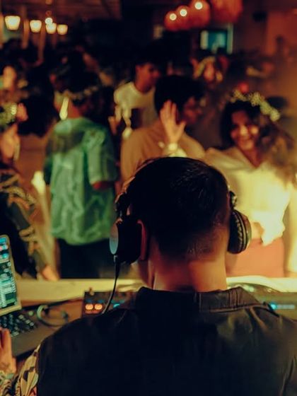 The over-the-shoulder view from the DJ booth is one of my favorites.