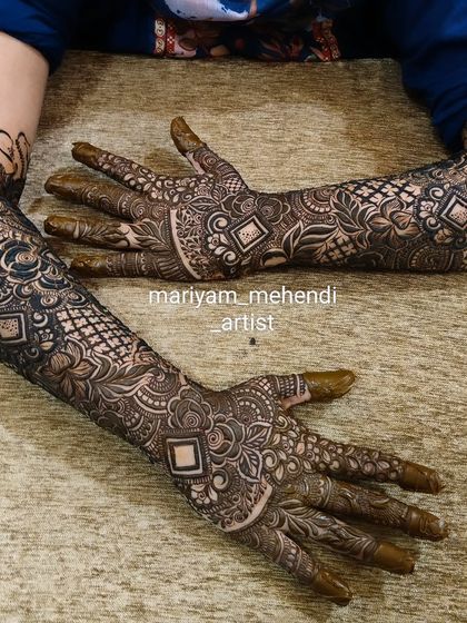 Full Bridal Mehendi for Hands photo 55