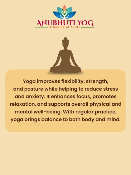 This graphic summarizes the core philosophy of my practice. Yoga is a holistic system that brings balance to both body and mind, improving everything from physical strength to mental well-being.