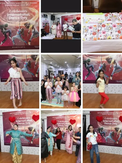 A collage capturing the diverse performances from our International Dance Day celebration. Students of all ages and styles, from classical to modern, came together to share their love for dance.