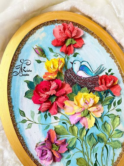 Jashn-e-Kala by Sakshi - Custom Russian Sculpture Decor Wall Art: Birds, Blooms & Whimsy photo 17