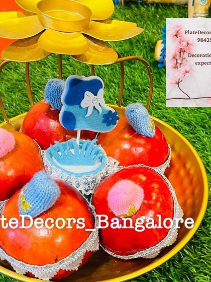 Sukeerthi - Ceremonial Gift & Platter Decoration Baby Shower & Seemantham Platters photo 13