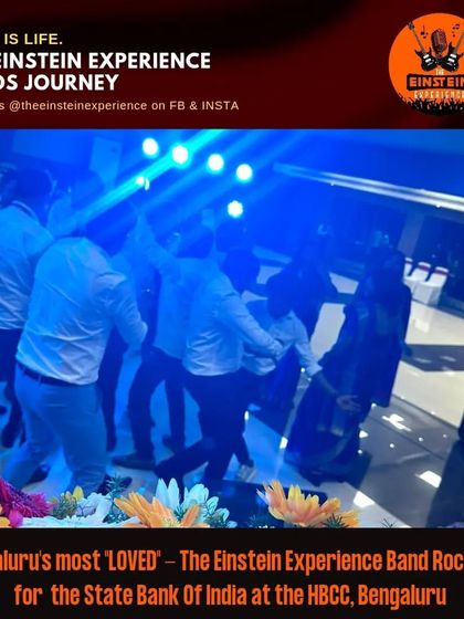 The dance floor was packed at the State Bank of India event. We rocked the night for them.