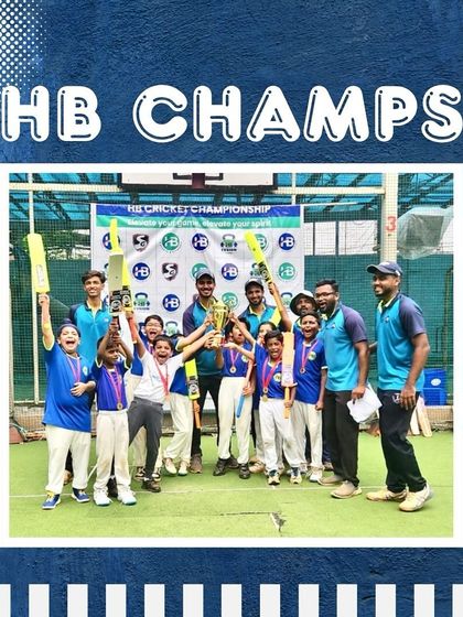 The HB Jr. Cup is where raw talent meets big dreams. This celebration photo shows our junior champions with their coaches and trophy, marking a key milestone in their cricket journey.