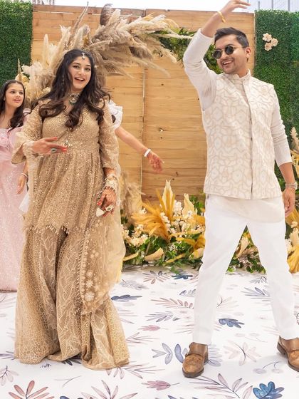 More dancing and celebration, with makeup that looks effortlessly beautiful.