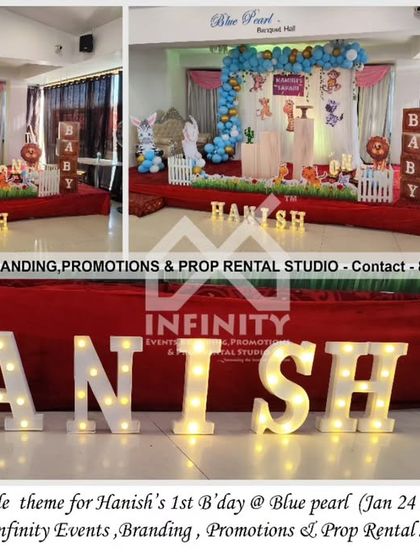 Infinity Events - Milestone Celebration Decoration Wild Safari, Dino & Friends photo 14