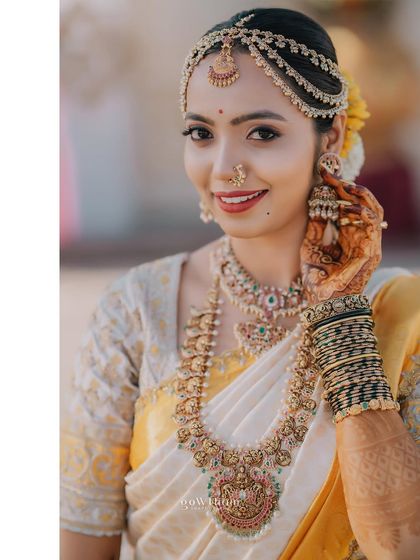 Shwetha Mahadev - Bridal Makeup Artistry Traditional South Indian Muhurtham Looks photo 9
