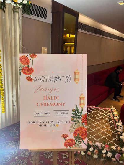 The Trendy Party - Wedding & Pre-Wedding Event Decoration Vibrant Haldi & Mehendi Setups photo 46