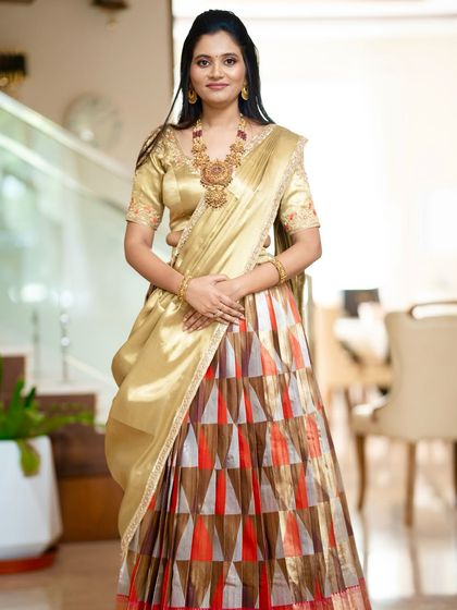 Maya Designer Studio - Custom Bridal & Occasion Wear Modern Half Sarees (Langa Voni) photo 61