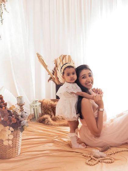 The sweet connection between a mother and her child is so precious. This photo captures a quiet, loving moment during their lifestyle family session.