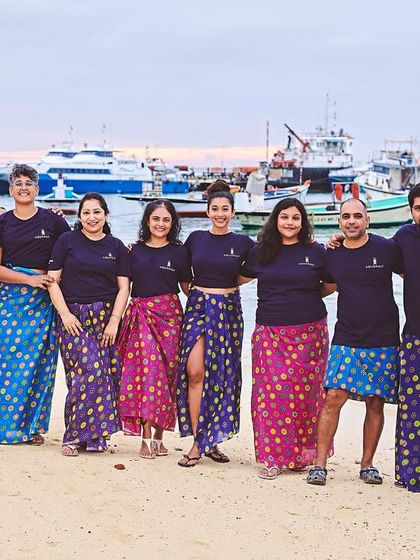 The whole gang in Kavaratti. It's trips like these that remind me why I started doing this.